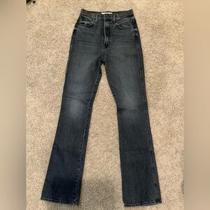 MOTHER Black Denim Smokin Double Heel 27